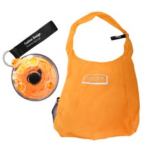 어니우니 롤업 트래블 휴대용 백, 오렌지, 1개