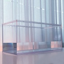 양품소 깨지지않는 거북이 구피 아크릴 미니 환수구 크리스탈투명 어항