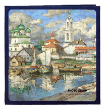스타 터치 아트 포토 앨범 27 x 28 cm, 07 작은마을 + 화이트, 20매