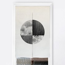 에이홉 봉포함 블랙 시크 모던 파티션 커튼