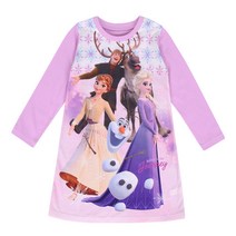 디즈니 여아용 겨울왕국 2 바올 9부 실내복 원피스