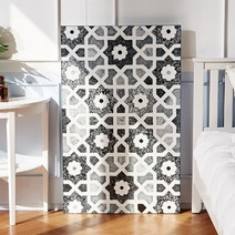 5단 높이조절 접이식 갤러리 테이블 1200 x 750 mm, 패턴대리석