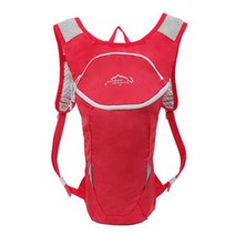 초경량 하이킹 조깅 등산 트레일런닝 자전거 가방, 레드