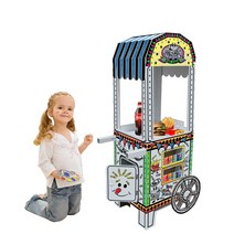 에프피에프 카드 보드 벤더 카트 색칠하는 대형 종이 장난감 12487, 혼합색상