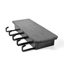 스토리 하우스 현관 열쇠 벽걸이, 블랙, 1개