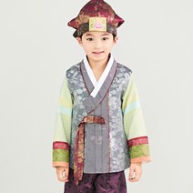 더예한복 남아용 무영그레이 한복 세트 709