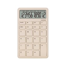 유니원 초콜릿 칼라계산기 DC-101, 1개, 아이보리