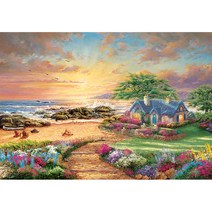 해변의 오두막 직소퍼즐 PL1420, 1000피스, 혼합색상