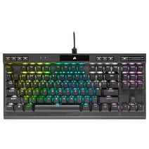 커세어 영문 은축 기계식 게이밍 키보드, 블랙, CORSAIR K70 RGB TKL SPEED, 텐키리스