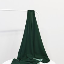 나비손길 두툼한 컬러 쉬폰 원단, 41딥그린