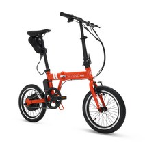 에이유테크 스카닉 M16 36V 5A 접이식 미니벨로 전기자전거, 레드, 스틸