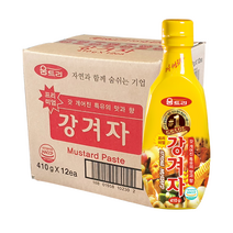 움트리 프리미엄 강겨자, 410g, 12개