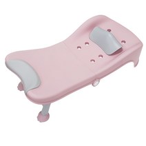 어린이 유아 아기 아이 이동식 머리감기기 샴푸 샤워 의자 체어 샴푸대 누워서 머리감기 목받침, 핑크