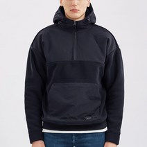 아르꼬 남성용 양털 기모 후리스 아노락 후드 긴팔 티셔츠