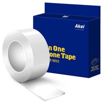 아케이 리빙 올인원 양면 다용도 투명 실리콘 테이프, 1개