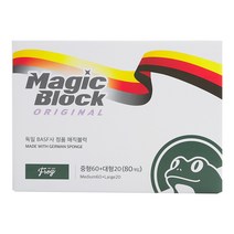 프로그 매직블럭 본품 중형 60p + 대형 20p 세트, 1세트