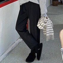 핫핑 여성용 최고좋아3 밴딩스판 일자팬츠