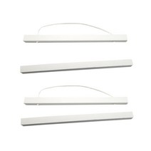 한수오 북유럽 인테리어 우드족자 2세트, 화이트우드