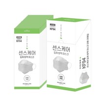 센스케어 입체 방역마스크 KF94 화이트, 1개, 20개입
