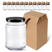 마르코리아 기획 유리병 500 MK490 + 선물 상자 + 수축 필름 12p, 1박스, 480ml
