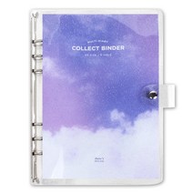 데얼스 A5 글리터바인더 6공 30매, 1.5포켓, 1개