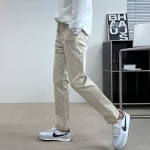 언탭트 남성용 빅사이즈 사방스판 매직 밴딩 팬츠