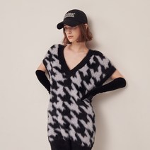 더센토르 SOFT HOUNDY KNIT VEST TC21AWKN08WHBK