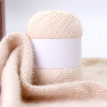 위튼 DIY 털실 목도리만들기 부드러운목도리 뜨개질, 1개, 라이트핑크