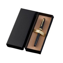 오르지 영웅 만년필 선물 패키지 일반닙, EF, 블랙(만년필), 금색(클립)