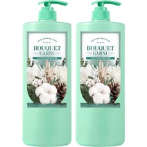 부케가르니 모이스처 바디워시 코튼퍼퓸, 1500ml, 2개