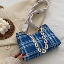 JCP 하이틴 체크 패턴 숄더백