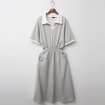 보리맘 카라 밴딩 여름 임산부 원피스 R708