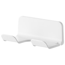 생활공식 무타공 고급 드라이기 거치대, 화이트, 1개