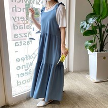 마이시즌 여성용 루네 프릴 뷔스티에 원피스