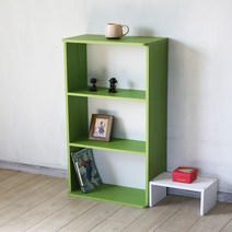 양지가구 꿈나무 DT 책장, 연두, 3단