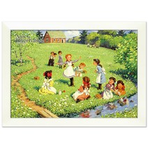 빨강머리 앤 소풍 직소퍼즐 + 액자 세트, 혼합색상(퍼즐), 슬림화이트(액자), 150피스