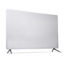 TV 커버 티비덮개 가리개 면 가리개 먼지커버, 베이지_75인치 (171 X 100cm)