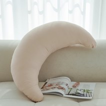 반달 쿠션, 베이지