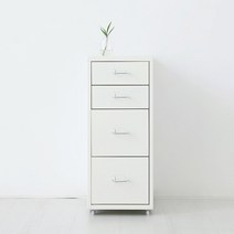 마켓비 OFFICY 2.2단 서랍장, 화이트(0124.8228)