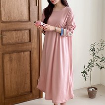 에베쏘 줄 시보리 빅사이즈 봄 루즈핏 임산부 원피스