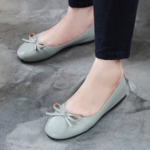 슈앤필 여성용 정장 플랫구두 수제화 R005