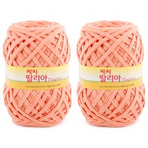 쎄비 패브릭얀 딸리아 소품 실 2p, 103 피치, 100m, 2개
