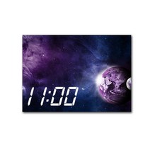 LED 시계 캔버스 프린팅 액자 시리즈 밤하늘 앤 우주 36종, 소나무  33