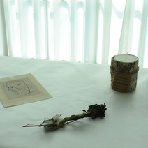 하임앤하임 광목 워싱 방수 식탁보, 아이보리, 4인용(105 x 160 cm)