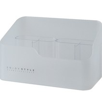 다용도 미니 소품 정리함 화이트 ME_03_02, 1개