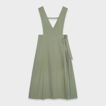 미쏘 V넥 주름변형 레이어드 원피스