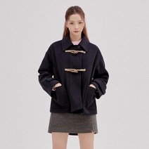 미쏘 여성용 숏 더플코트