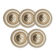 코트 가디건 단추 도나 21mm, 골드 IV, 5개