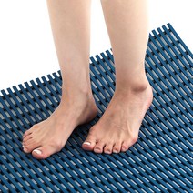 컴포리빙 욕실 미끄럼방지매트 사각 120 x 100 cm, 1개, 청색