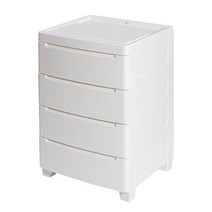 아이리스 미니 체스트 서랍장 MNC-454, 화이트, 1개